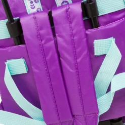 Zaino trolley da scuola viola e lilla con stampa Frozen